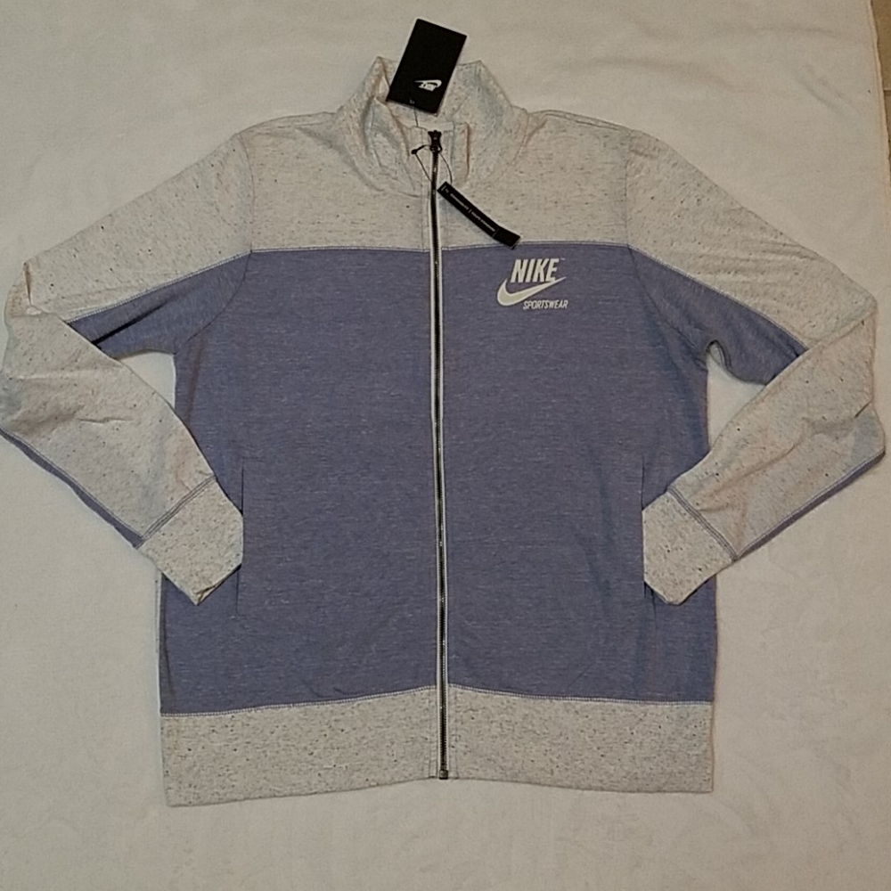 Wmns large Nike knit lightweight zip sweatshirt